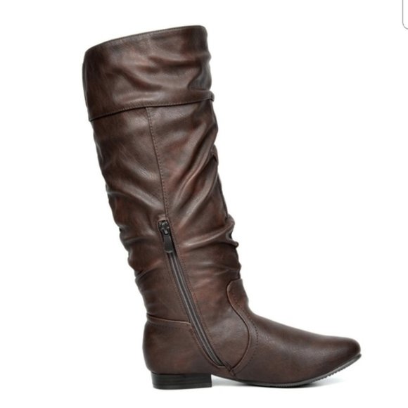 Dream Pairs Shoes - Dream Pairs Flat Knee High Boots